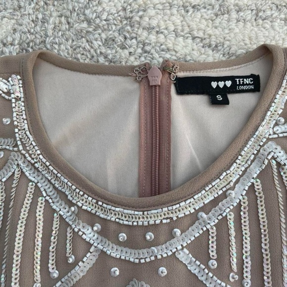 Top Shop TFNC London Embellished  cocktail dress. - Picture 2 of 4